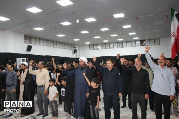 عطر ماتم نبوی در مراسم عزاداری رودبار جنوب پیچید