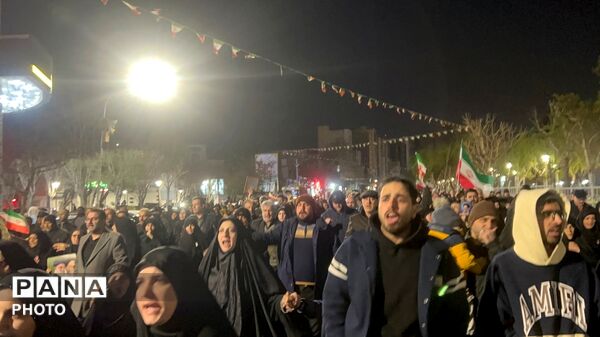 مراسم سوگواری شهادت آیت‌الله امام خامنه‌ای در میدان شهدای کرج 