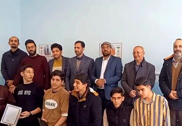 برگزاری مراسم تقدیر از دانش‌آموزان برگزیده هنرستان علی کاشانی پور ملارد