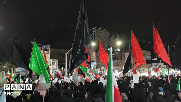  تجمع باشکوه مردم سرخس در راه حفظ ارزش‌ها