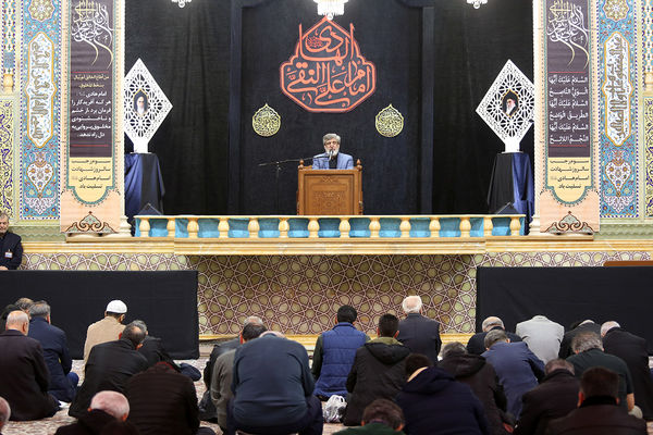 مراسم عزاداری سالروز شهادت امام هادی(ع) در حرم حضرت معصومه(س)