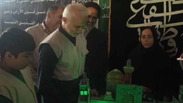 رونمایی از ماکت صحن انقلاب حرم رضوی در محمودآباد