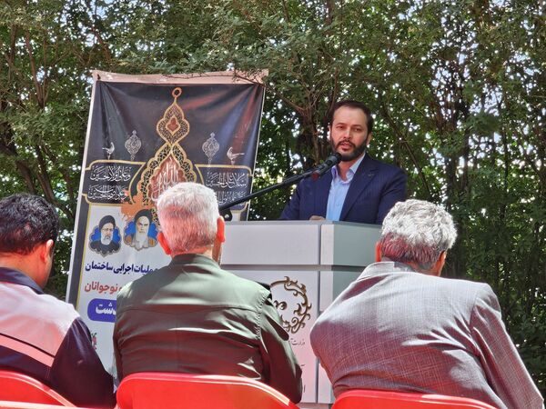 کلنگ‌زنی مرکز کانون پرورش فکری کودکان و نوجوانان در بویین میاندشت