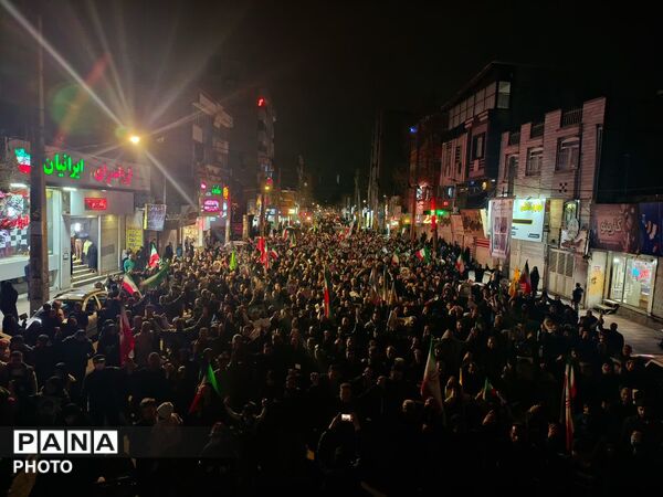 بیست و هشتمین موج تجمع مردم مشکین دشت