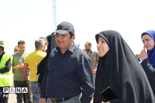حضور مسئولانه مدیران استانی و شهرستانی در کنار خادمان زائران