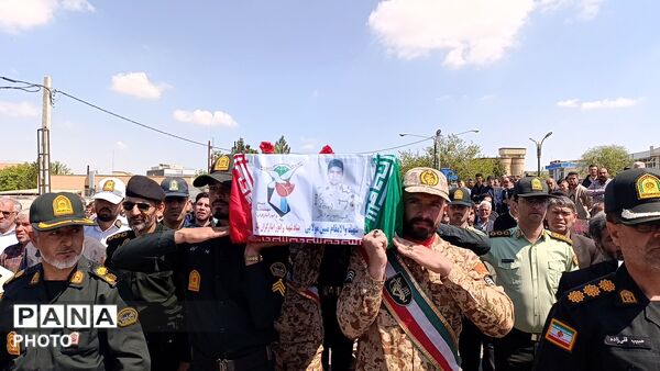 تشییع شهید وطن «مبین مولایی»