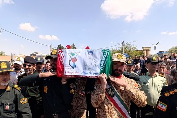 تشییع شهید وطن «مبین مولایی»
