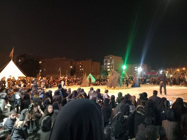 مراسم شام غریبان درناحیه 6 مشهد
