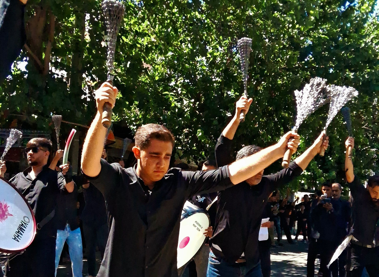 مراسم تاسوعای حسینی در شهرستان گالیکش