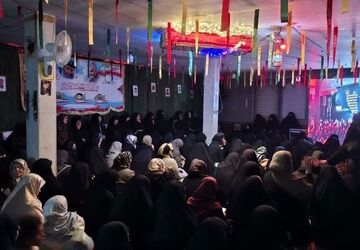مراسم بزرگداشت شهید والامقام محمودرضا بیضایی در اسلامشهر 