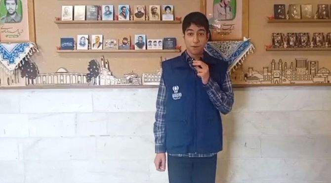 مراسم جشناعیاد شعبانیه در مدرسه پسرانه صدرا مهریز 