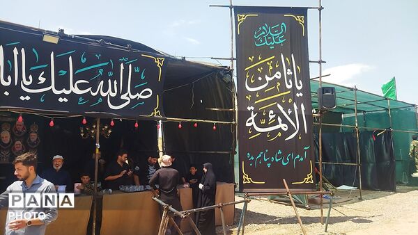 تصاویری از خدمت در جاده قدیم نیشابور - مشهد در نزدیکی شهادت امام رضا ( ع)