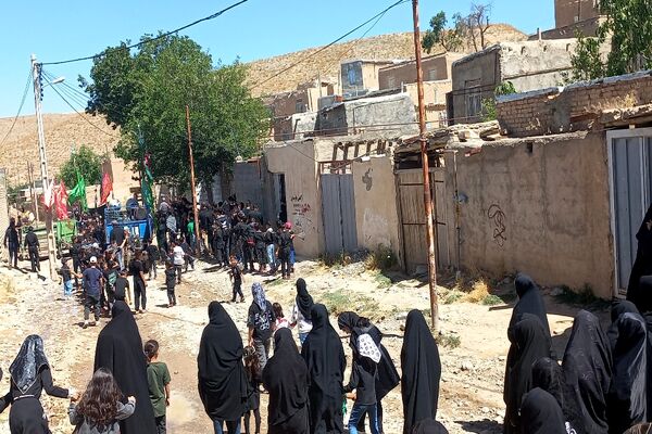 مراسم گرامیداشت تاسوعای حسینی در روستای گزکوه 