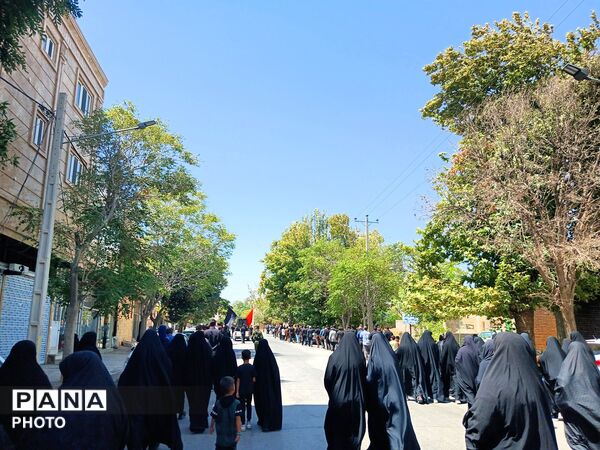 عزاداران باخرزی در سوگ یازدهمین امام شیعیان