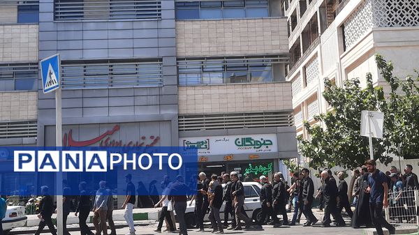 جاماندگان اربعین حسینی در مسیر حرم مطهر امام مهربانی