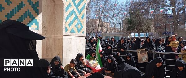 مراسم سوگواری مردم ولایتمدار و عزادار کرج
