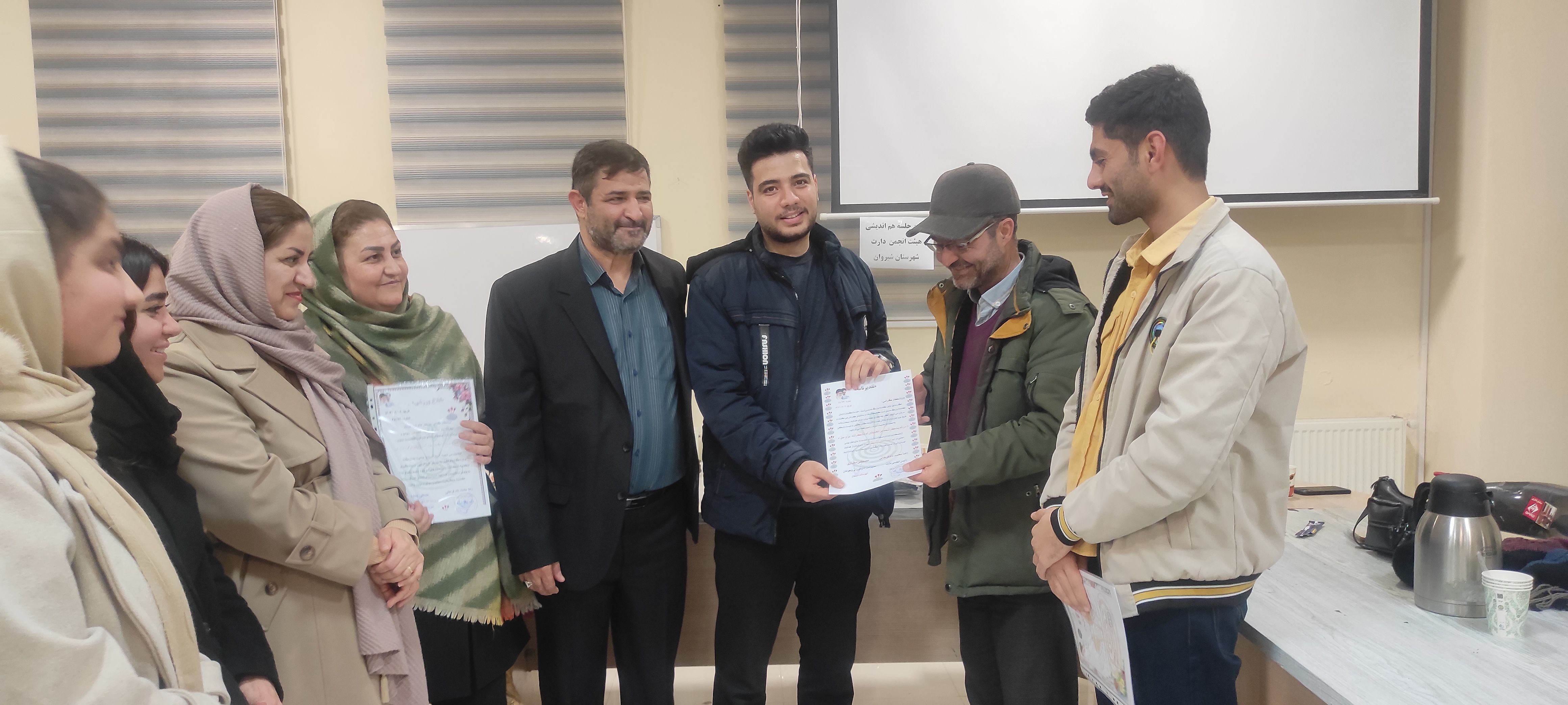 اولین جلسه هم‌اندیشی انجمن دارت شهرستان شیروان و معرفی تیم مدیرت دارت