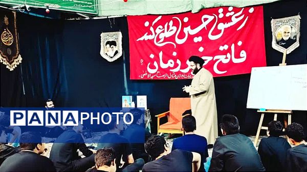 عزاداری نوجوانان عشاق‌ الرضا قائمشهر در سوگ حضرت علی اکبر(ع)