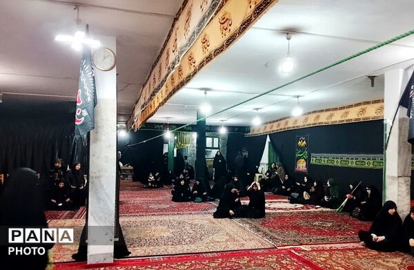 مراسم شب سوم محرم در مسجد جامع حجت بن الحسن العسکری (عج)فردیس