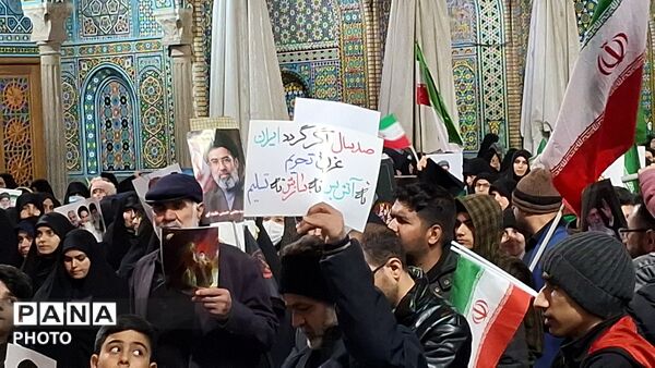 اجتماع بیعت مردم ولایی در میدان جهاد قم