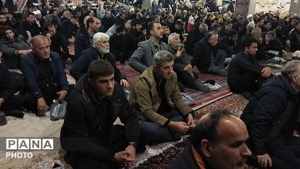 مراسم عزاداری برای شهادت امام خامنه ای در نیشابور 