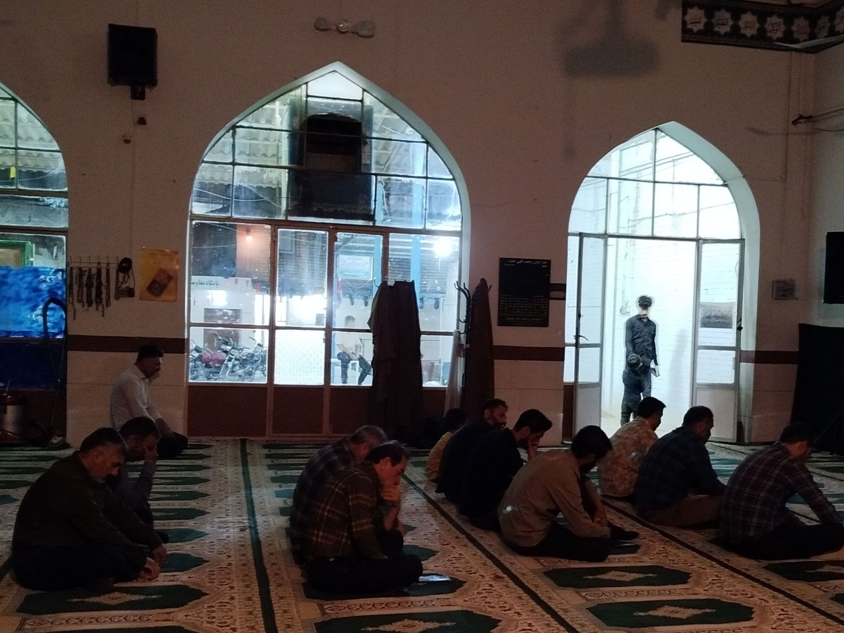 مراسم عزاداری شهادت امام جعفر صادق(ع) در روستای ظفرآباد 