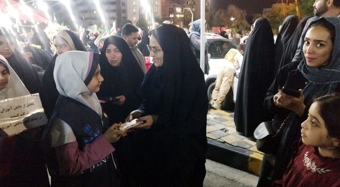 برپایی موکب بسیج فرهنگیان اصفهان