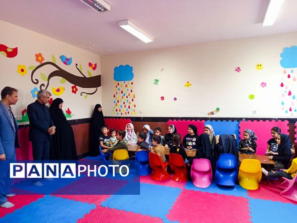 بازدید مدیر آموزش و پرورش کاشمر از هیأت دانش‌آموزی دختران