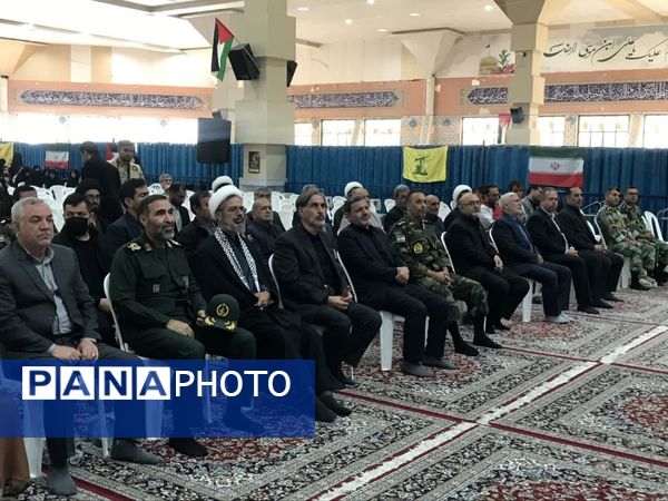 اجتماع بزرگ مردم خراسان شمالی در محکومیت جنایات رژیم اشغالگر صهیونیستی 