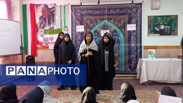 مراسم سالگرد شهادت شهید قاسم سلیمانی در مدارس منطقه پردیس