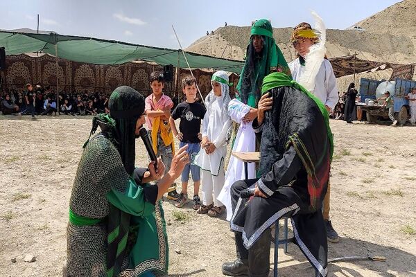 مراسم تعزیه خوانی اربعین حسینی در شهر نیشابور