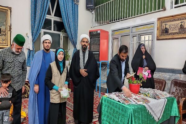اختتامیه اعتکاف دانش‌آموزی در مسجد جامع شهر بار نیشابور