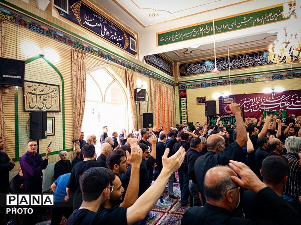 مراسم عزاداری هفتمین روز محرم حسینی به یاد شش ماهه کربلا