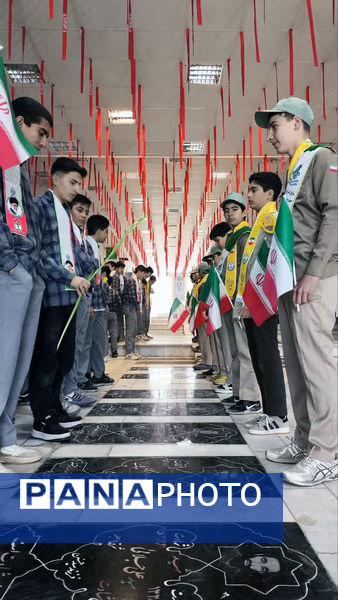 عطر افشانی و گلباران مزار شهدای شهرستان بجنورد  