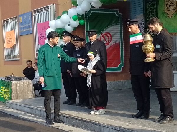 جشن ولادت حضرت رقیه در مدرسه طهوریان۲ ناحیه پنج