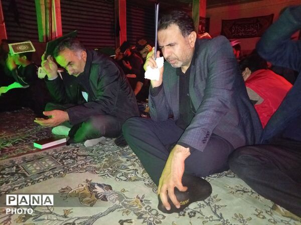چلیچه در شب قدر غرق نور و نیایش شد