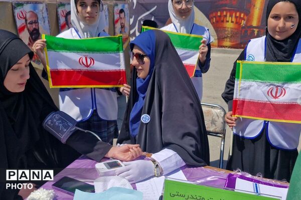 ایستگاه سلامت آموزش و پرورش پاکدشت در اربعین رهبر شهید
