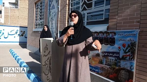 نواخته شدن زنگ مهر  و آغاز سال تحصیلی جدید در دبیرستان خاص فرهنگ شهرستان نیشابور