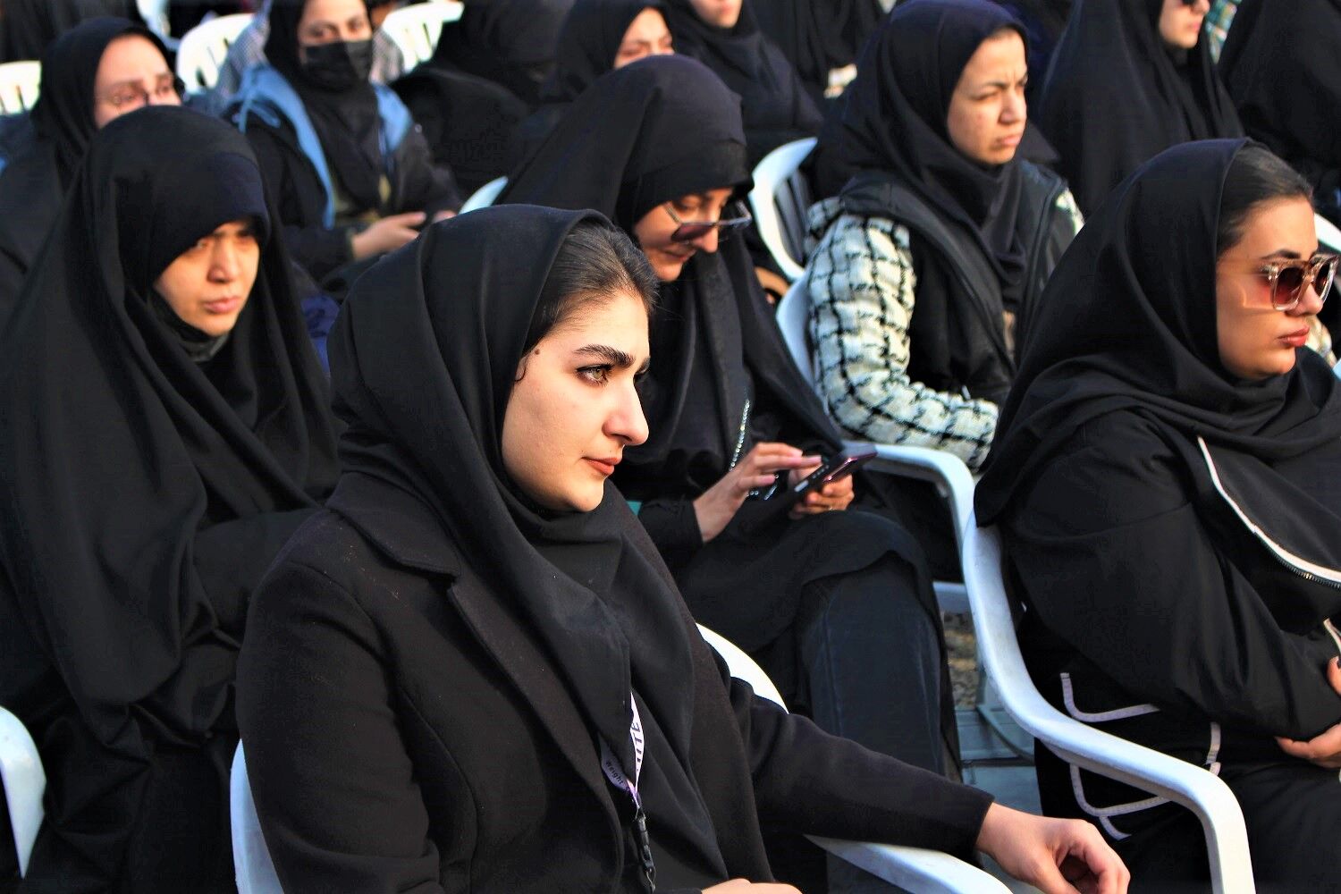مراسم دومین سالگرد خاکسپاری شهید گمنام آموزشکده فنی دختران قم