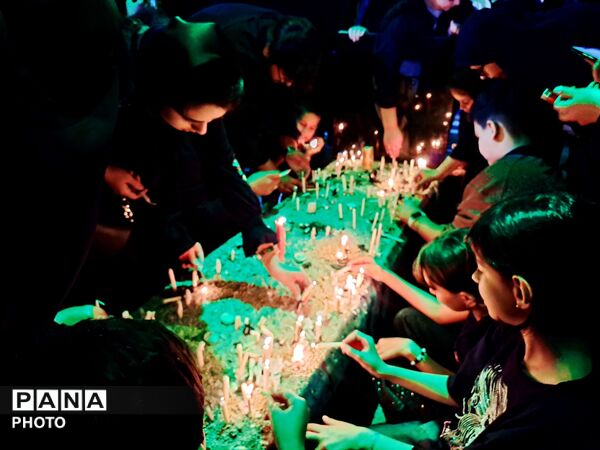 شب‌های نورانی سوگ و همدلی مردمان؛ در گلزار شهدای عباس آباد شهریار