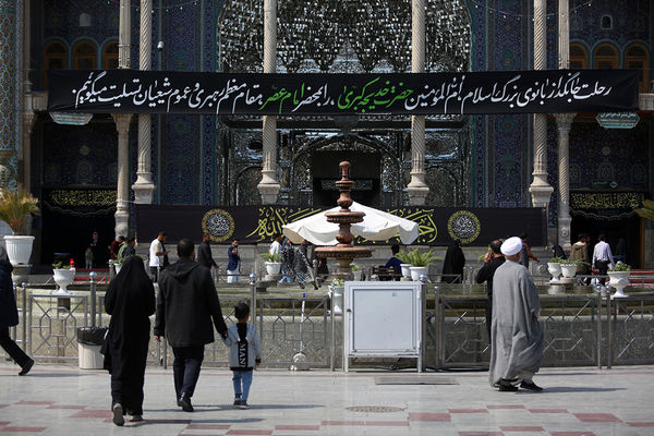 حال و هوای حرم کریمه اهل بیت(س) در سالروز وفات حضرت خدیجه(س)