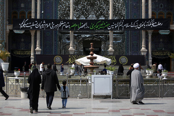 حال و هوای حرم کریمه اهل بیت(س) در سالروز وفات حضرت خدیجه(س)