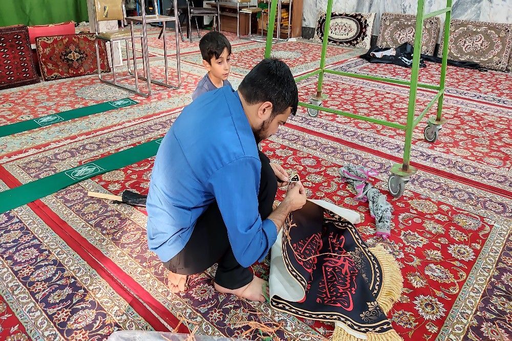 شهر بار، رنگ بوی محرم گرفت برای خون خدا
