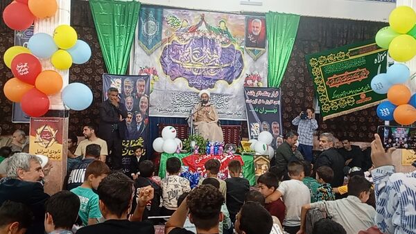 مراسم عید غدیرخم در مسجد جامع شهر تیتکانلو 