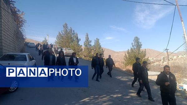 تشییع مادر شهید روستای یاسه چای با حضور گسترده مردم