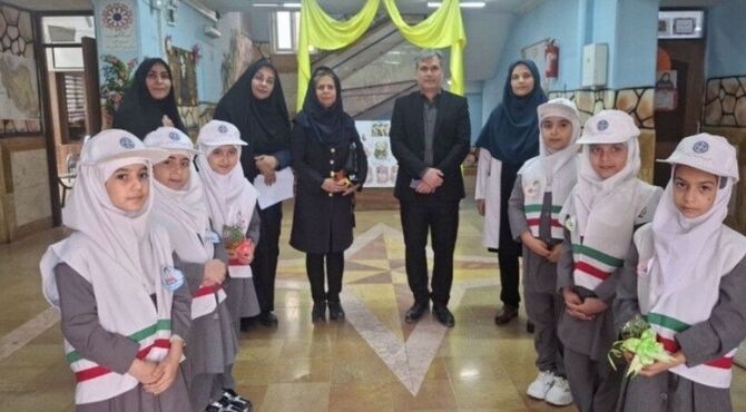 افتتاح اتاق بهداشت مدرسه حاج جعفر بیگلری