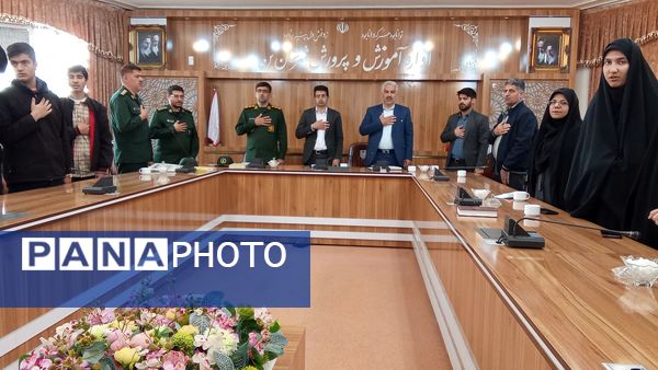 انتصاب فرمانده حوزه بسیج دانش‌آموزی حضرت ثارالله(ع) شهرستان بن 