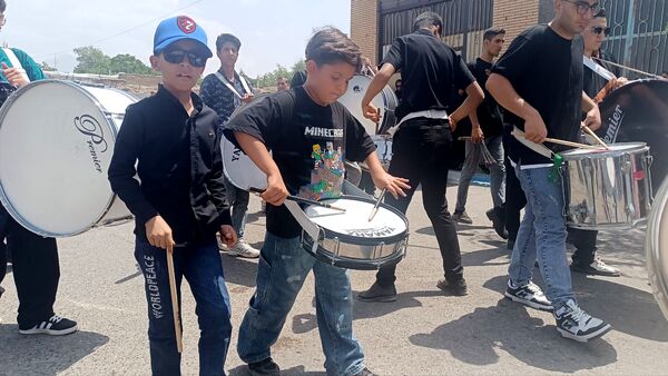 مراسم تاسوعای حسینی در آستانه سید سلطان فقیه‌الدین