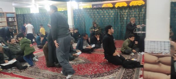 مراسم احیای شب بیست و سوم ماه مبارک رمضان در مسجد سید الشهدا شهرستان شیروان