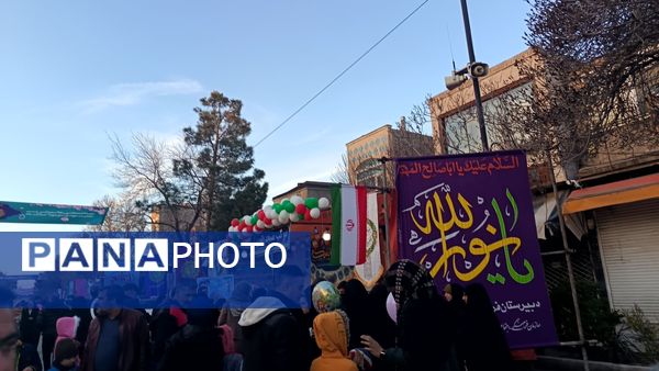 جشن خیابانی میلاد بقیة الله الاعظم (عج) در شهرستان نیشابور